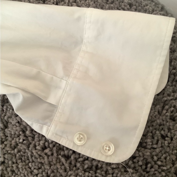J. Crew XS Cotton/Spandex White Shirt - Picture 3 of 6